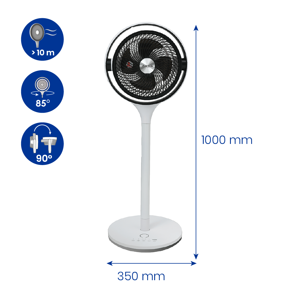 caracteristique du ventilateur airton orientable design (4468762312747)