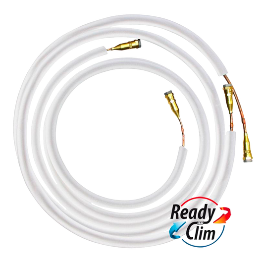 Pack de deux liaisons frigorifiques ReadyClim de 6 mètres en R32 - 1/4 3/8 (4410662354987)